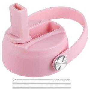 Light Pink Straw Lid for Hydro Flask Bottles