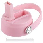 Light Pink Straw Lid for Hydro Flask Bottles
