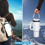 Rainbow Paracord Handle Strap for Stanley Bottle