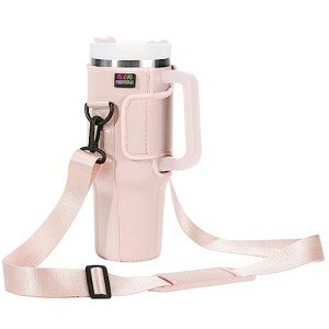 Light Pink Water Bottle Carrier Bag for Stanley