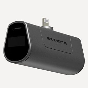 Gravette Mini Boost Small Power Bank for iPhone with Built in Cable - Ultra-Compact Fast Charging Portable Charger with PD20W Charger - Compatible with All iPhones and Airpods.