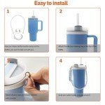 Light Green Silicone Water Bottle Sling Handle