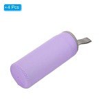 4-Pack Neoprene Water Bottle Sleeve - Light Purple