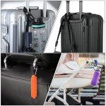 4-Piece Paracord Keychain with Carabiner Clip