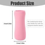 2-Pack Light Pink Neoprene Sleeve for Cirkul Bottles