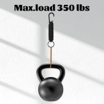 4-Piece Paracord Keychain with Carabiner Clip