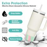 Silicone Bumper Sleeves for Stanley Tumblers (2-Pack)