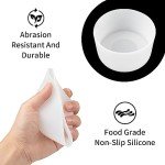 4 Pack Silicone Flask Boots - Light Blue