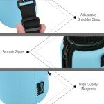 Neoprene Water Bottle Sleeve with Shoulder Strap
