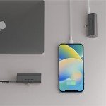 Gravette Mini Boost Small Power Bank for iPhone with Built in Cable - Ultra-Compact Fast Charging Portable Charger with PD20W Charger - Compatible with All iPhones and Airpods.