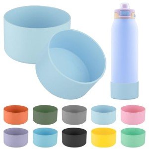 Silicone Bottom for Ello Pop Water Bottle - 2 Pack