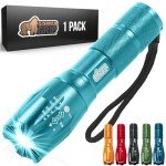 Bright LED Tactical Flashlight with Adjustable Modes