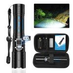 Super Bright Rechargeable Zoomable Flashlight Under $10