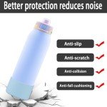 Silicone Bottom for Ello Pop Water Bottle - 2 Pack