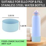 Silicone Bottom for Ello Pop Water Bottle - 2 Pack
