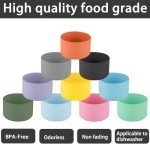 Silicone Bottom for Ello Pop Water Bottle - 2 Pack