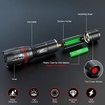 Powerful Waterproof LED Flashlights (2 Pack)