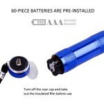 4-Pack LED Flashlights with AAA Batteries Included