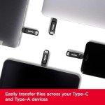 SanDisk 32GB Ultra Dual Drive Go USB Type-C Flash Drive, Black -SDDDC3-032G-GAM46