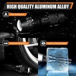 Bright LED Flashlights 2 Pack - 3000 Lumen