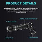 LUMINTOP EDC01 Waterproof Keychain Flashlight - 120 Lumens