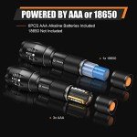 Bright LED Flashlights 2 Pack - 3000 Lumen