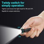 LUMINTOP EDC01 Waterproof Keychain Flashlight - 120 Lumens