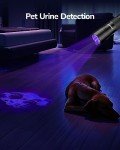 2-Pack UV Blacklight Flashlights for Pet Urine Detection