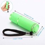 Glow in the Dark Mini LED Flashlights - 4 Pack