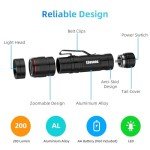 Mini LED Tactical Flashlight - Pocket Size, Waterproof