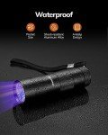 2-Pack UV Blacklight Flashlights for Pet Urine Detection