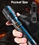 Bright Rechargeable Pocket Flashlight - High Lumens