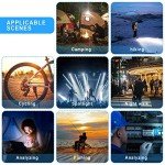 Glow in the Dark Mini LED Flashlights - 4 Pack