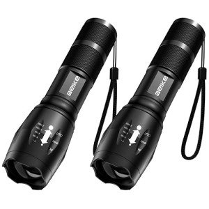 2-Pack Bright LED Flashlights for Home & Travel