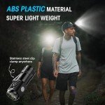 Rechargeable Mini Flashlights with Magnetic Base - 2 Pack