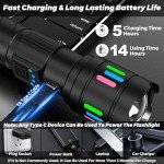 Super Bright 1000000LM LED Tactical Flashlight