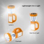 Wakeman 3-in-1 LED Lantern Flashlight Combo