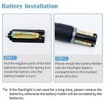 2-Pack Bright LED Flashlights for Home & Travel