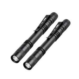 2-Pack Mini LED Pen Flashlight - 500 Lumen