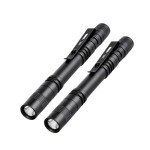 2-Pack Mini LED Pen Flashlight - 500 Lumen