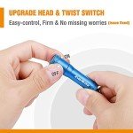 Bright Mini Keychain LED Flashlight - Blue
