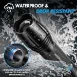 Ultra Bright 2-Pack LED Flashlights with Zoom