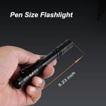 2-Pack Mini LED Pen Flashlight - 500 Lumen