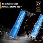 Bright Mini Keychain LED Flashlight - Blue