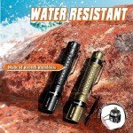 Compact LED Mini Flashlight - 3 Modes, Water-Resistant