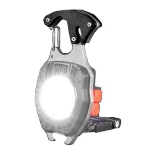 Compact COB Keychain Flashlight with Multiple Modes