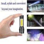 Mini USB Rechargeable LED Flashlight - 3 Modes