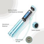 6 Pack Mini LED Flashlights - Assorted Colors