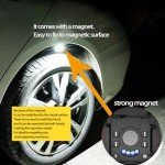 Compact COB Keychain Flashlight with Multiple Modes