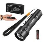 Compact 150 Lumen Mini LED Flashlight with Zoom